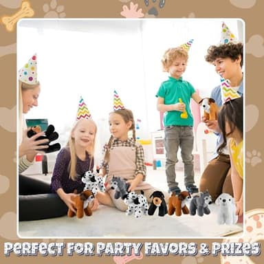 Bedwina Plush Puppy Dogs - (Pack of 36) 6 Inches Tall Stuffed Animals Bulk Assorted Puppies and Cute Stuffed Plushed Dog Puppies Assortment, Stocking Stuffers - Image 9