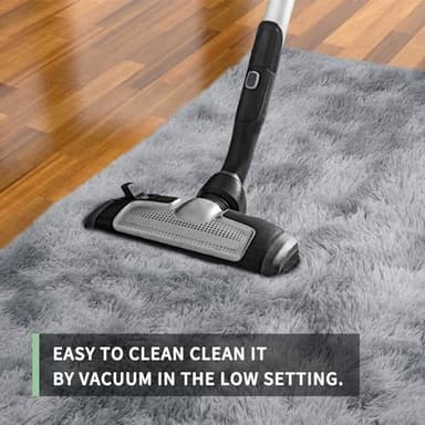 Sour Lemon 8x10 Area Rugs for Bedroom, Living Room Fluffy Rugs, Large Area Rug Shag Shaggy Carpet Soft Plush Furry Bedside Rug, Machine Washable Area Rugs for Kids Girls Boys Home Decor Anti Slip - Image 6