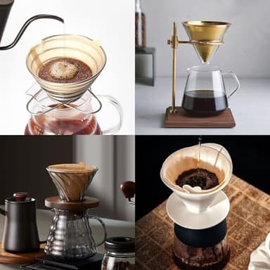 Coffee Filters, Size 02 Unbleached Cone Filters, 200 Count Disposable Natural Paper Filters 2-4 Cup, 02 Cone For Pour Over and Drip Coffee Maker - Image 5