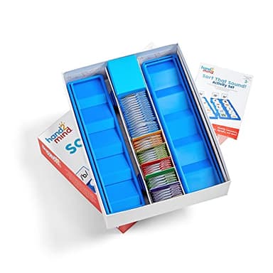 hand2mind Sort That Sound! Activity Set​, Phonemic Awareness, ESL Teaching Materials, Science of Reading Manipulatives, Letter Sounds for Kindergarten, Speech Therapy Tools, Phonics Flash Cards - Image 7
