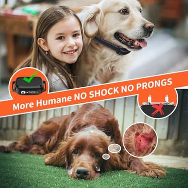 PaiPaitek No Shock Dog Training Collar with Remote 3300ft Range, Strong Vibrating Dog Collar Beep and Vibrate Only, Waterproof & Rechargeable Vibration Collar for Small Medium Large Dogs - No Prongs - Image 2