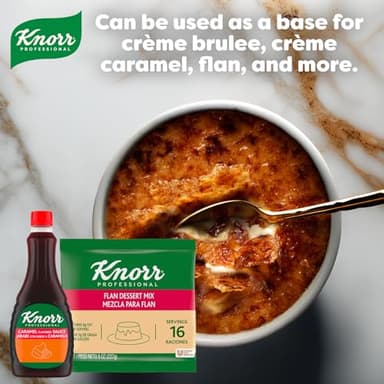 Knorr Professional Creme Caramel Flan Dessert Mix, 0g Trans Fat, 8 oz(Pack of 6) - Image 3