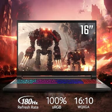 Acer Nitro V 16S AI Gaming Laptop | AMD Ryzen 7 260 Processor | NVIDIA GeForce RTX 5060 Laptop GPU (572 AI Tops) | 16" WUXGA IPS 180Hz Display | 32GB DDR5 | 1TB Gen 4 SSD | Wi-Fi 6 | ANV16S-41-R2AJ - Image 6