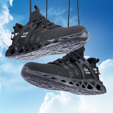 Furuian Steel Toe Shoes for Men Women Comfortable Steel Toe Sneakers for Men Slip Resistant Safety Work Shoes Lightweight Safety-Toe Work Sneakers - Image 5