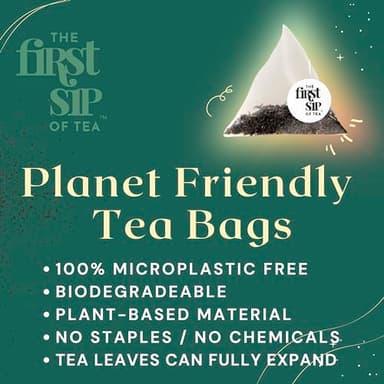 Masala Chai Tea Bags - Unsweetened Black Tea, High Caffeine, Traditional Indian Spiced Black Tea with Cardamom, Cinnamon, Fennel - 16 Cups | The Spice Hut, First Sip of Tea - Image 4