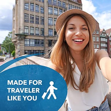 OREI American USA To European Plug Adapter – Type E/F Schuko Plug Adapter - Use in Germany, France, & More - CE Certified – For Mobile, Laptop & Camera Chargers - 6 Pack - Image 5