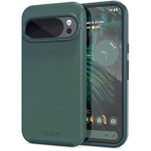 Crave Dual Guard for Google Pixel 10 Case and Pixel 10 Pro Case, Shockproof Protection Dual Layer - Forest Green - Image 1