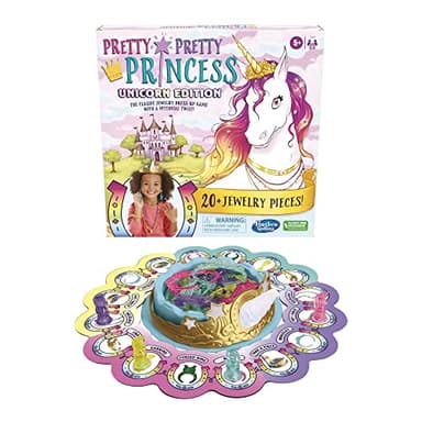 Hasbro Gaming Pretty Princess Unicorn Edition Board Game, Includes 20 Pieces (Amazon Exclusive) - Image 3