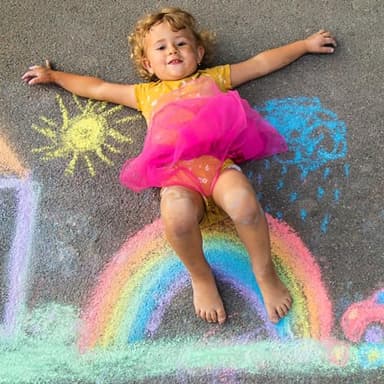 200PCS Washable Sidewalk Chalks Set in 20 Colors: Jumbo Drawing Chalk for Kids Outdoor Art, Non-Toxic Dustless Colored Giant Box Chalkboard Chalk for Toddler Painting on Blackboard, Playground, Party - Image 4