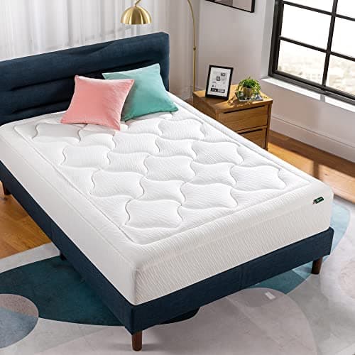 ZINUS 12 Inch Cloud Memory Foam Mattress, Queen, Fiberglass Free, Pressure Relieving, Mattress in A Box, CertiPUR-US Certified, White - Image 1