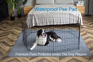 Peepeego Non-Slip Dog Pads Extra Large 72" x 72", Washable Puppy Pads with Fast Absorbent, Reusable, Waterproof for Training, Whelping, Housebreaking, Incontinence, for Playpen - Image 5