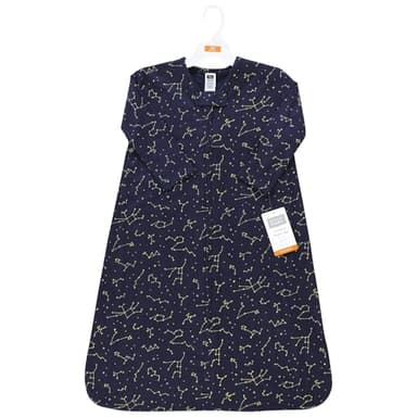 Hudson Baby Unisex Baby Long Sleeve Cotton Jersey Sleeping Bag, Sack, Blanket, Navy Constellation, 6-12 Months - Image 2