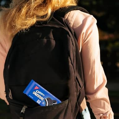 OREO Cakesters Soft Snack Cakes, 3 - 5 Count Packs (15 Total Snack Packs) + Bonus OREO Mini Cookie Snack Pack - Image 9