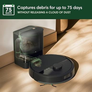 iRobot Roomba Max 705 Vac Robot Vacuum + AutoEmpty Dock - Extreme Power-Lifting Suction, Anti-Tangle Dual Rubber Brushes, Self-Empties, Recognizes and Avoids Obstacles, LiDAR Navigation - Image 9