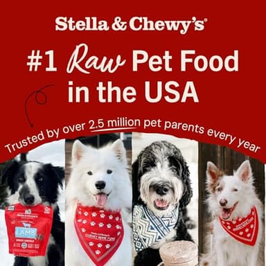 Stella & Chewy's Freeze-Dried Raw Chicken Meal Mixers- Dog Food Topper and Mixer - Made with 95% Cage-Free Chicken, Organs & Bone - Perfect for Picky Eaters - Grain-Free - 18oz - Image 7