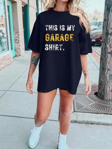 Inber Oversized Tshirts for Women Flower Graphic Tees Short Sleeve Shirts 2025 Summer Casual Loose Fit Beach Tops XXL - Image 3