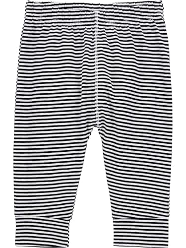 Simple Joys by Carter's Baby 4-pack Pant, grey/grey stripe, Newborn - Image 3