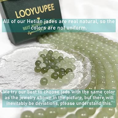 LOOYUUPEE Natural Hetian Jade Bow Earrings, Dainty Green Real Jade Charm Pendant Jewelry Studs, Handmade Ear Stud Earrings Hoop Earrings for Women (925 Sterling Silver with Gold Plated) - Image 9