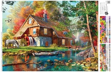 Buffalo Games – Dominic Davison - Autumn Windmill - 1000 Piece Fall Jigsaw Puzzle - Festive Puzzle for Adults – Halloween Artwork and Hours of Relaxing Fun - Finished Size 26.75 x 19.75 - Image 5