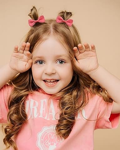 40PCS 2 Inches Baby Girls Hair Bows Ties Mini Boutique Elastic Hair Rubber Ribbon Hair Band Accessories for Kids Toddlers Infants (40 PCS), Multi-colored - Image 8