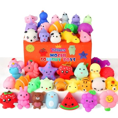 30 Pack Squishy Toys, Kawaii Squishies Party Favors for Kids 4-8 8-12 Treasure Box Toys for Classroom Birthday Xmas Gifts Goodie Bag Mini Animals Mochi Squishy Stress Relief Sensory Toys Random - Image 1