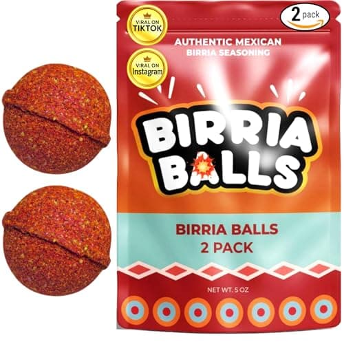 CHILEMOY Birria Balls VALUE-PACK | Authentic Mexican Seasoning | Birria Ball Bomb for Tacos, Stews, Quesabirrias, Nachos, Burritos | Spice Mix for Slow & Pressure Cookers and Stove Top - Image 1