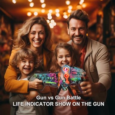 Laser Tag Set of 4, Lazer Tag Game for Kids Indoor & Outdoor Play, Gift Ideas for Kids Teens and Adults, Cool Toys for Teenage Ages 8 9 10 11 12+Year Old Boy & Girls - Image 4