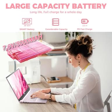 15.6" IPS FHD-Laptop, 16GB RAM 1TB SSD Intel 12 Gen 4 Core N100 (Beat to i3 1115G4 Up to 3.4GHz) Computer, Laptops with Backlit Keyboard Fingerprint laptops for Student and Home WiFi 6 BT 5.2 - Image 7