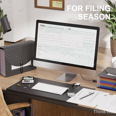 ThinkTex Accordion File Organizer, 12 - Pocket Expanding File Folders for Paper Receipts, Bills&Taxes Organizer, Portable Letter/A4 Size Document Holder for School, Office, Home with Colorful tabs - Image 5