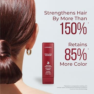 L'ANZA Healing ColorCare Trauma Treatment, Hair Treatment for Dry Damaged Hair, Extends Color Longevity, For Healthy and Vibrant Color with Split End Repair & Hair Shine, Luxury Hair Care - Image 3