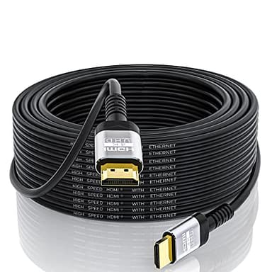 Soonsoonic 4K HDMI Cable 30 Ft | 18Gbps Ultra High Speed HDMI 2.0 Cable 4K@60Hz HDR 3D ARC HDCP2.2 Ethernet HDMI Cord | for UHD TV Monitor Laptop Xbox PS4/PS5 ect (9.1m) - Image 1