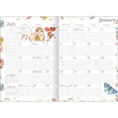 Lang, Watercolor Seasons by Lisa Audit 2025 Monthly Planner - Image 3