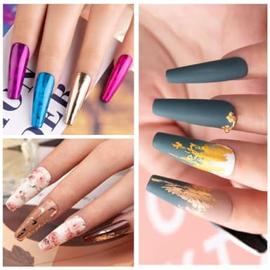 Beetles 15ml Nail Foil Glue, Foil Transfer Gel for Nails Stickers Transfer Nail Art Gel Nail Polish Soak Off LED Lamp Required Manicure DIY at Home Fall Nail Gifts for Women - Image 4