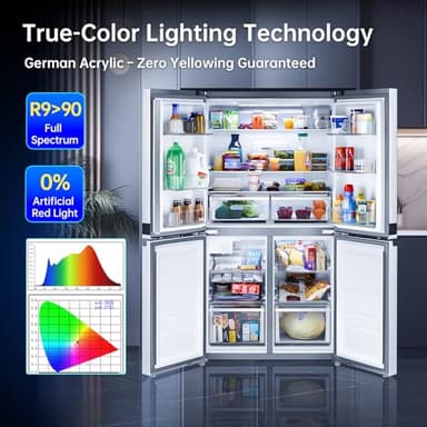 W11048980 Refrigerator Led Light for Whirlpool, W11470191 Led Module Assembly Replace W11032353 W11032355 W11455230, for Whirlpool WRQA59CNKZ Kitchen-Aid KRQC506MPS00,10 Year Manufacturer - Image 4