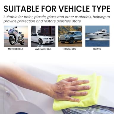 Car Coating Spray, Quick Effect Coating Agent for Car, Quickly Coat Car Wax, Car Scratch Wax Polish Spray Waterless Wash, Easy to Use (1set) - Image 5