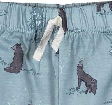 Gerber Toddler Boys' 2-Piece Pajama Set (Loose-Fitting Long-Sleeve Top + Bottom), Wolf, 5T - Image 6