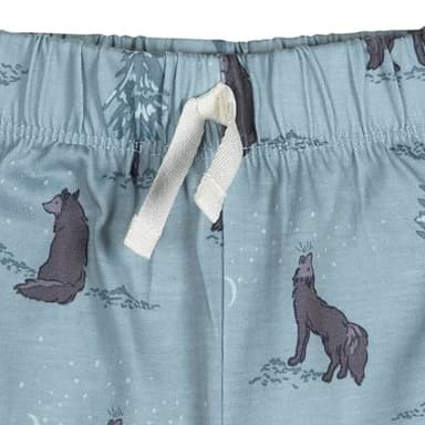 Gerber Baby Boy's 2-Piece Pajama Set (Flame Resistant Long-Sleeve Top + Bottom), Wolf - Image 5