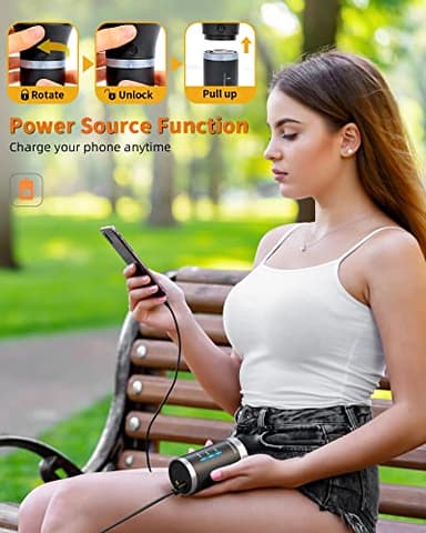 Koonie Compressed Air Duster,Koonie 15000mAh Cordless Air Duster&Vacuum 2 in 1 Powerful 77000RPM/11000PA 2 Speeds Electric Air Duster with Detachable Battery,for Computer/Keyboard,Car,Electronics - Image 6