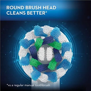 Oral-B 7500 Electric Toothbrush with Replacement Brush Heads and Travel Case, Black - Image 2