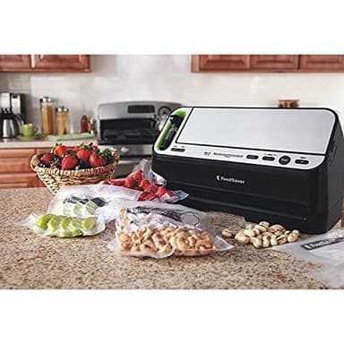 FoodSaver V4400 2-in-1 Vacuum Sealer Machine with Automatic Vacuum Sealer Bag Detection and Starter Kit - Image 7
