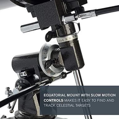 Celestron - PowerSeeker 127EQ Telescope - Manual German Equatorial Telescope for Beginners - Compact and Portable - Bonus Astronomy Software Package - 127mm Aperture - Image 3