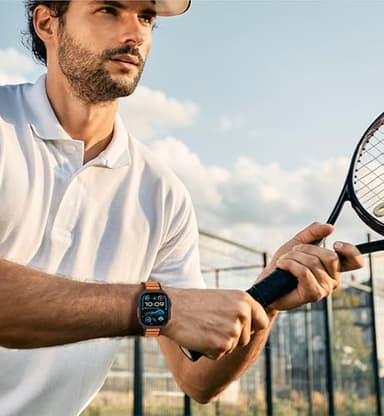 Compatible with Apple Watch Ultra 2 Band for Men,Sport Silicone for Apple Watch Series 10 Band 46mm 45mm 44mm 42mm 41mm 40mm 38mm 49mm,Rugged Soft Strap for iWatch 10/9/8/7/6/5/4/3/SE,Ultra2/Ultra - Image 6