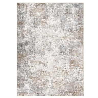 UERMEI 9x12 Area Rug Living Room Rugs - Washable Neutral Modern Abstract Soft Thin Large Rug Indoor Floor No Slip Rug Carpet for Bedroom Under Dining Table Home Office Decor - Brown Grey - Image 9