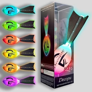 KASTUMBGA Premium Foam Glow in The Dark Football, Latest LED Light up Football, Color-Changing-Perfect Birthday&Camping Gift for Kids 8-15+,Sports&Outdoors Toys for Ages Kids 8 9 10 11 12 13 14 15 - Image 3