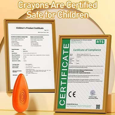 Four Candies Toddler Crayons 12 Count, Non Toxic Washable Crayons for Toddlers 1-3, Unbreakable Easy-Grip Water-Drop Shape for Little Hands, Toddler Coloring Art Gift - Image 2