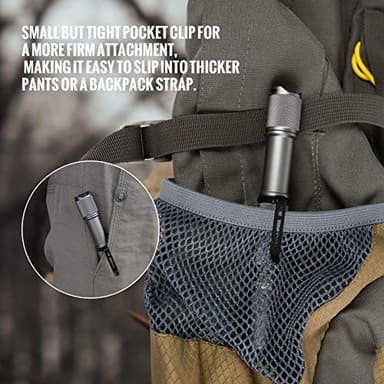 ThruNite Archer 2A V3 LED Flashlight, 500 Lumens Mini AA Flashlight with Lanyard, IPX8 Water-Resistant Dual Switch Outdoor Flash Light for Hiking, Camping, Everyday Use, EDC - Metal Grey CW - Image 4