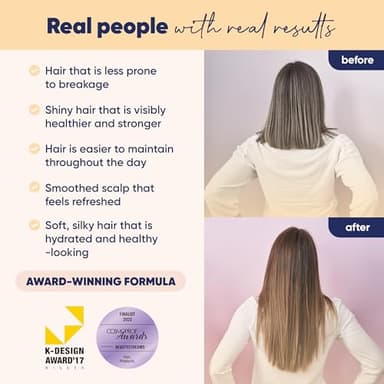 Moerie Volumizing Shampoo and Conditioner for Hair Loss - Thickening Products with Ingredients of Natural Origin - Over 100 Active Ingredients for Thick, Long, Luscious Hair, 2 X 8.45 Fl Oz - Image 3