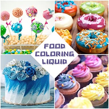 Food Coloring Liquid - ERCorArt 16 Colors Food Coloring, Food Grade Food Dye, Tasteless Food Color Set for Cake Decorating, Easter Egg, Cooking, Fondant - 0.25 Fl Oz - Image 6