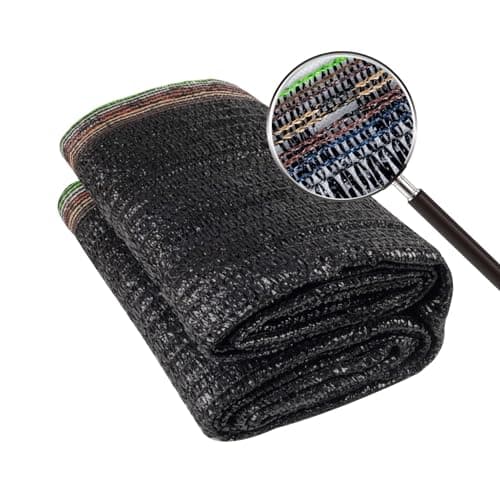 SUNNY GUARD 40% 8x10ft Shade Cloth for Garden, Mesh Tarp, Sunblock Plants Cover for Vegetables, Greenhouse, Raised Bed,Pets,Chicken Coop, Black - Image 1