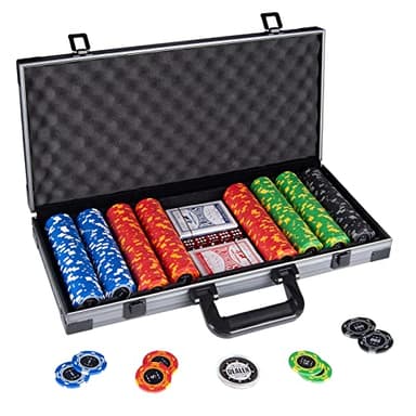 Comie Clay Poker Chips,400PCS 14 Gram Chip Set with Deluxe Travel Case, Numbered Chips,Poker for Texas Holdem Blackjack Gambling… - Image 1